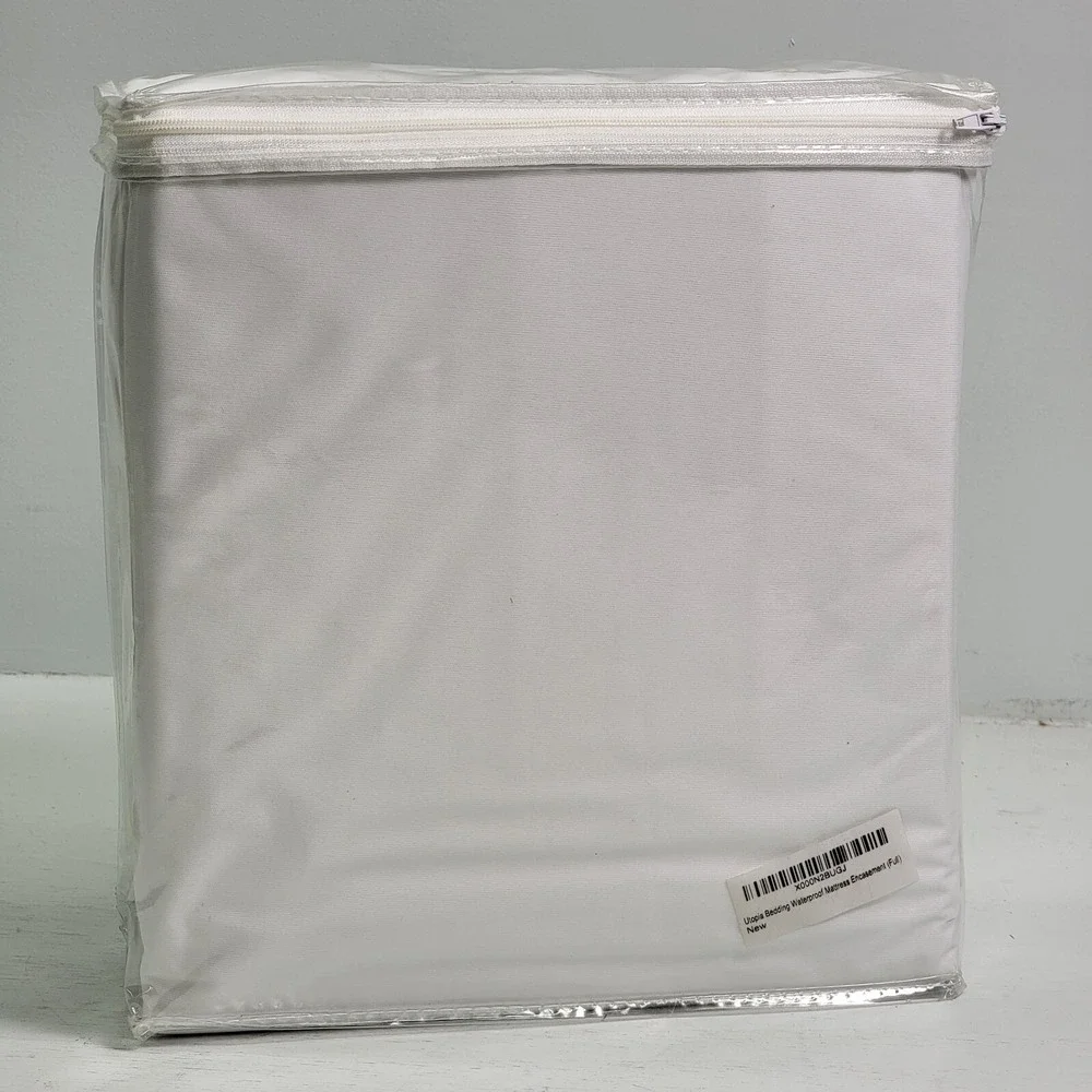 Zippered Mattress Encasement Bed Bug Waterproof Protector Utopia Bedding Sz Full